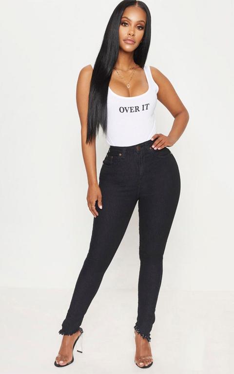 Shape Black High Waisted Skinny Jeans