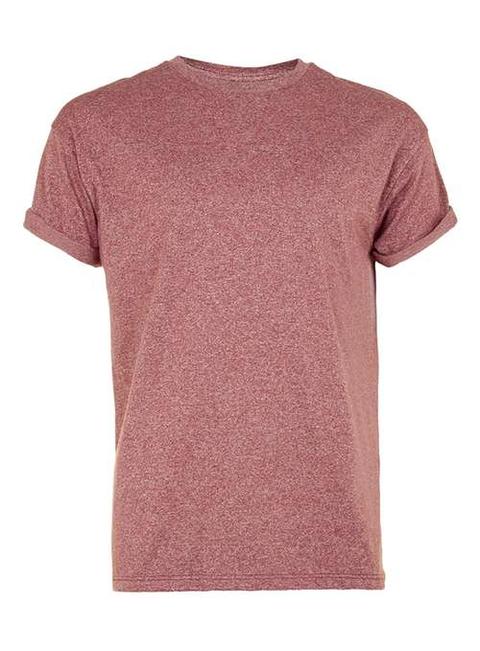 Burgundy Speckle Roller T-shirt