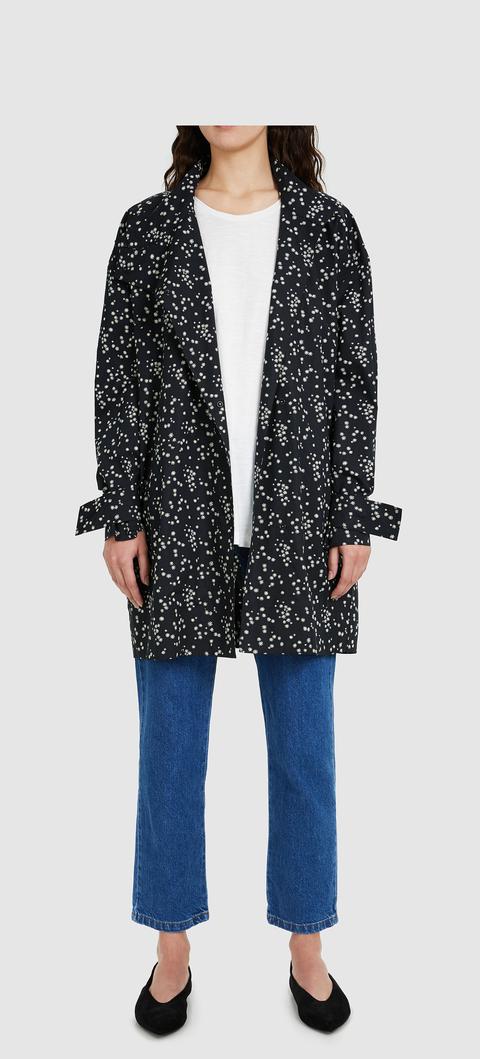 Gabardina Daisy Print