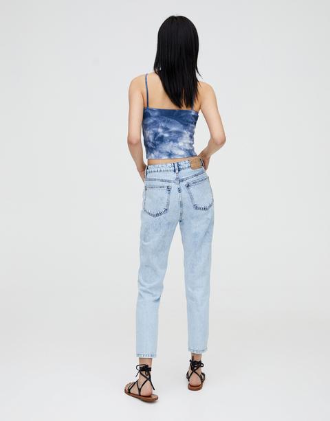 jeans mom fit pull and bear
