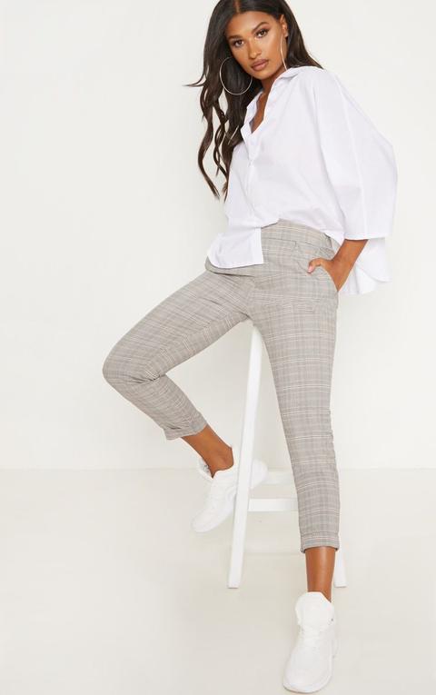 Grey Check Trouser