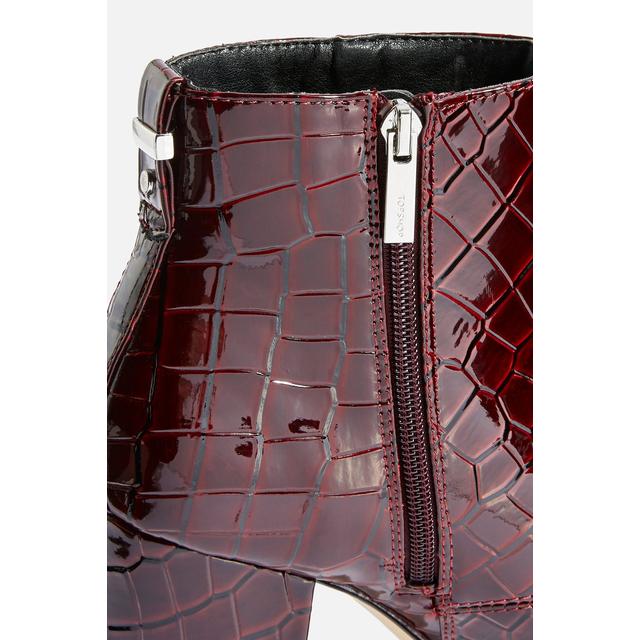 brooklyn crocodile effect boots