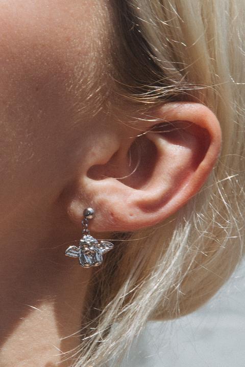 Brandy Melville Silver Butterfly Earrings - $4 (33% Off Retail) - From  Bentley