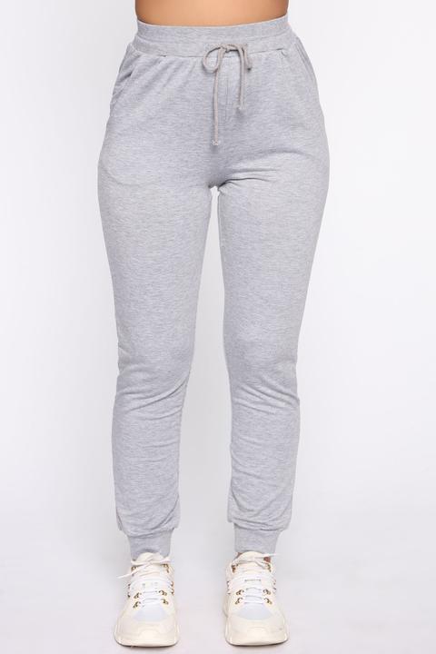 cute grey joggers