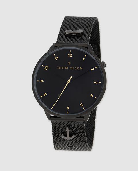Thom Olson - Reloj De Hombre Night Dream Cbto005 De Malla De Acero