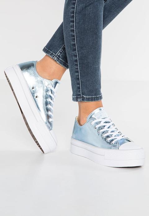 Chuck Taylor All Star Ox Platform Canvas Metallic - Sneakers Basse - Glacier/white/mouse