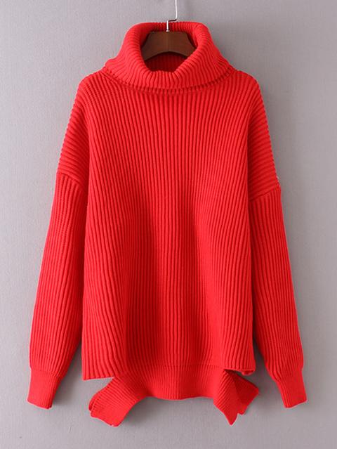 Maglione Con Collo Alto