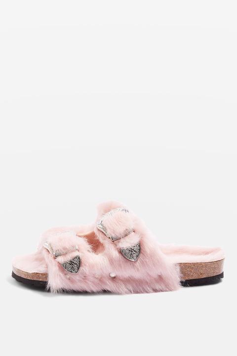 Falcon Furry Sandals