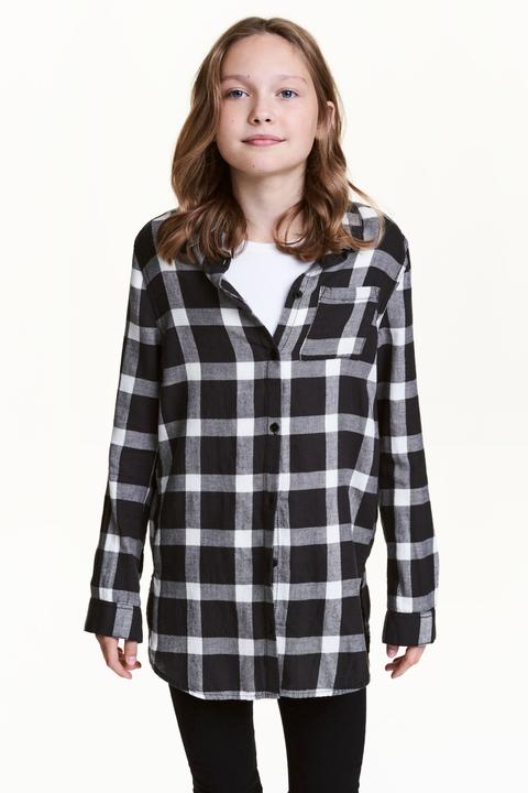 Camicia Lunga In Flanella