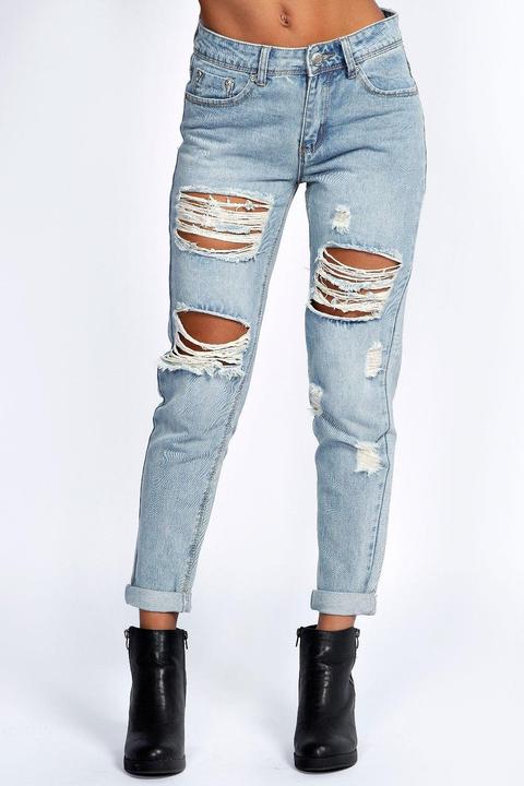 Tutto 7 E 8 Jeans Con Strappata