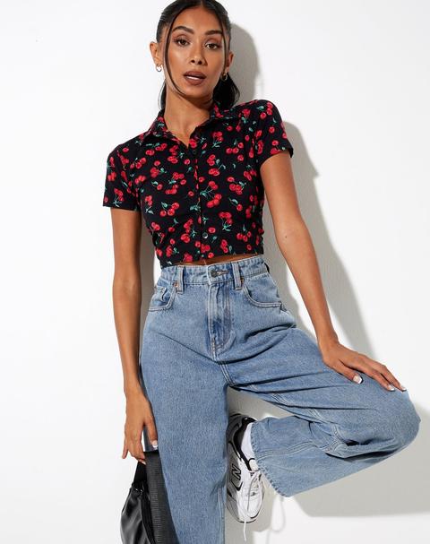 Wuma Shirt In Cherries Black