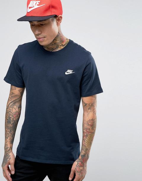 Nike - Futura - T-shirt Blu Navy 827021-475 - Blu