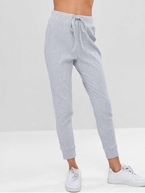 light gray sweatpants