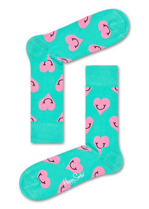 Smile Heart Sock