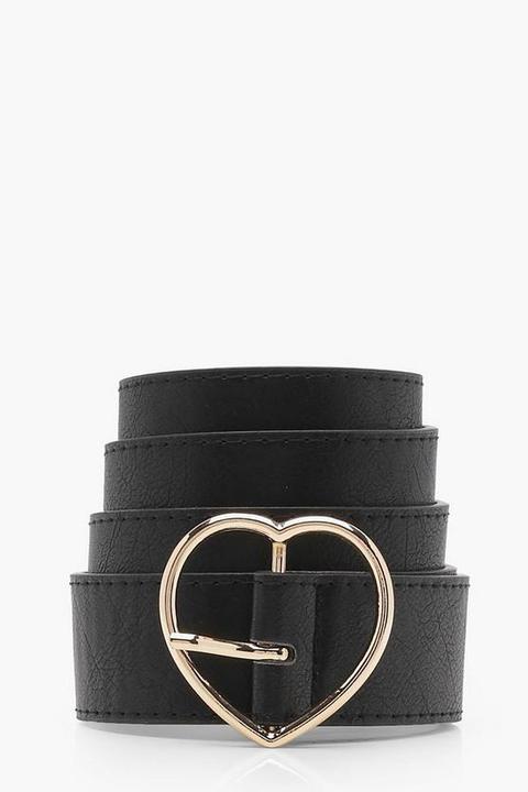 Heart Buckle Boyfriend Belt