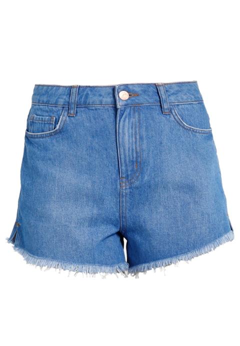 New Look Mom Shorts Di Jeans Bright Blue