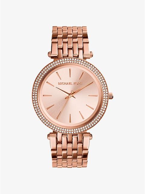 Darci Pavé Rose Gold-tone Watch