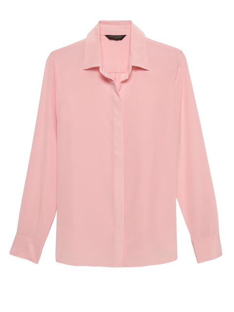 Dillon Classic-fit Washable Silk Shirt 