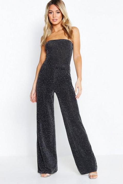 boohoo sparkle jumpsuit