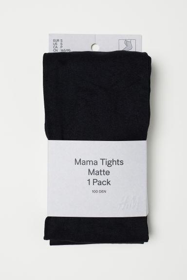 Mama Strumpfhose 100 Den - Schwarz - Damen