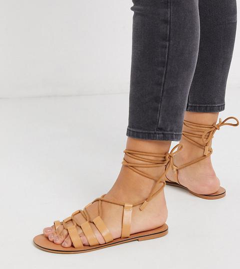 asos tan sandals