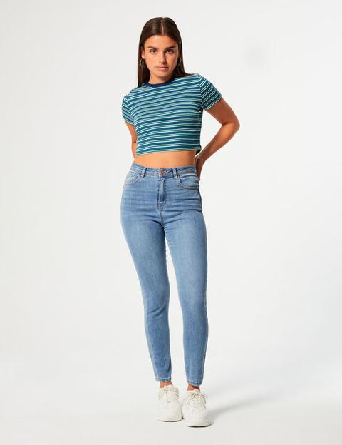 Jean Skinny Taille Haute