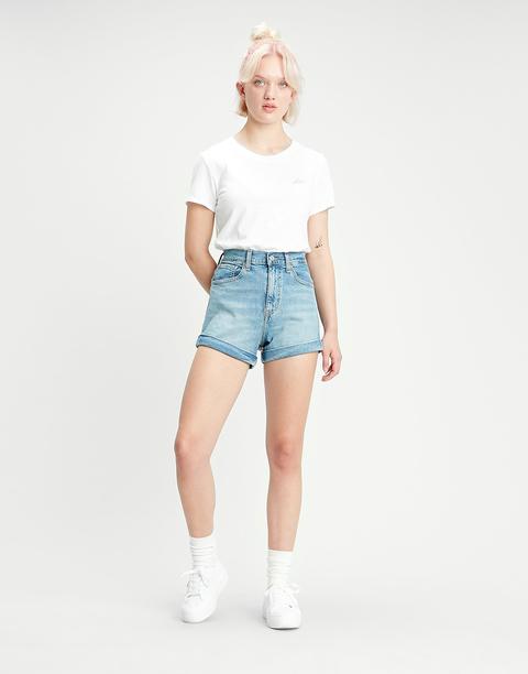 Levis High Waist Shorts Women's - Blue