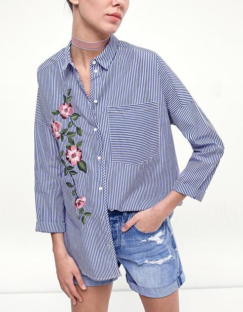 Camisa Rayas Oversize