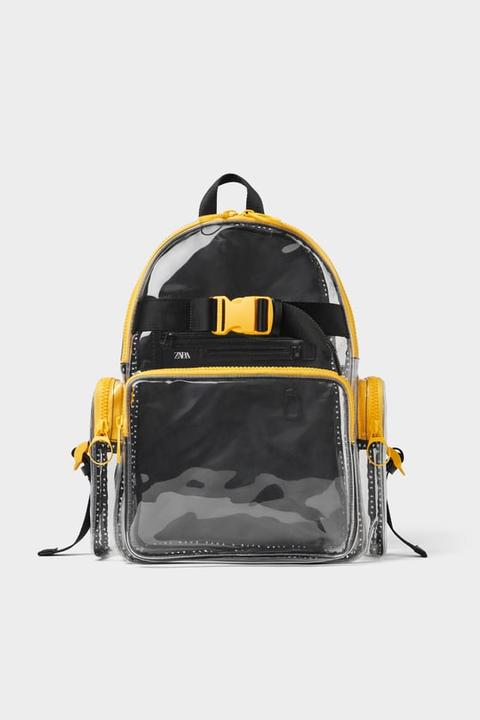 Vinyl Backpack from Zara on 21 Buttons