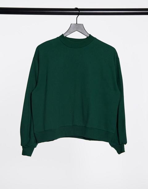 Asos Design Lounge Co-ord Oversized Sweat In Green