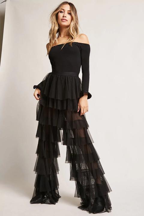 Kikiriki Sheer Ruffle Pants