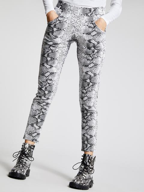 Leggings Mit Schlangen Muster