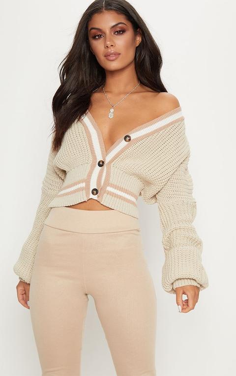 Stone Crop Extreme Sleeve Knitted Cardigan