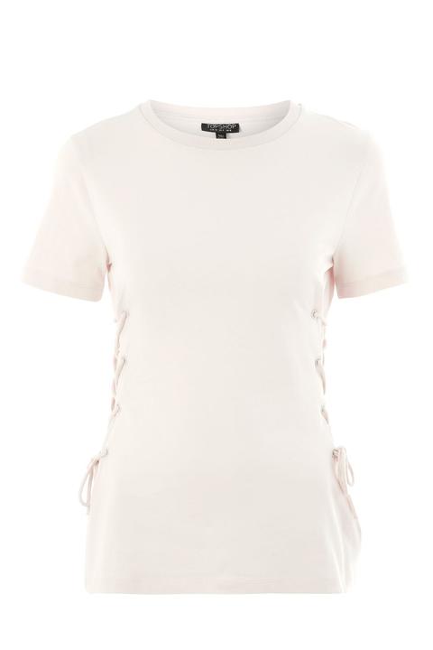 Corset Side T-shirt from Topshop on 21 Buttons