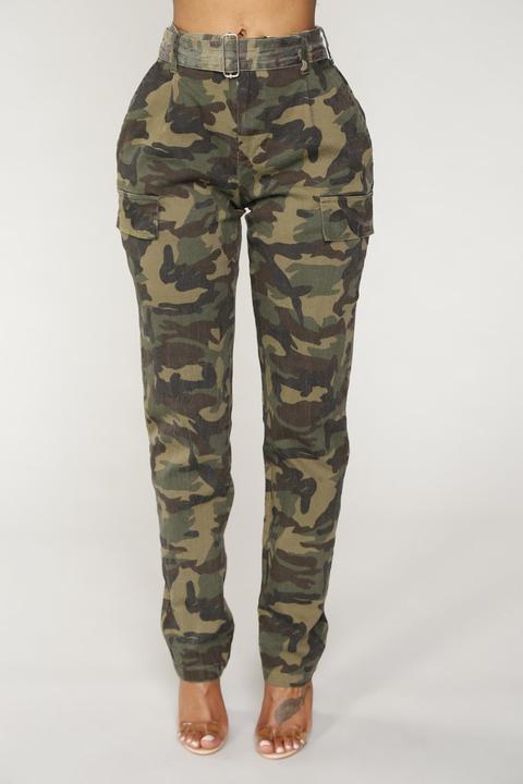 camouflage pants fashion nova