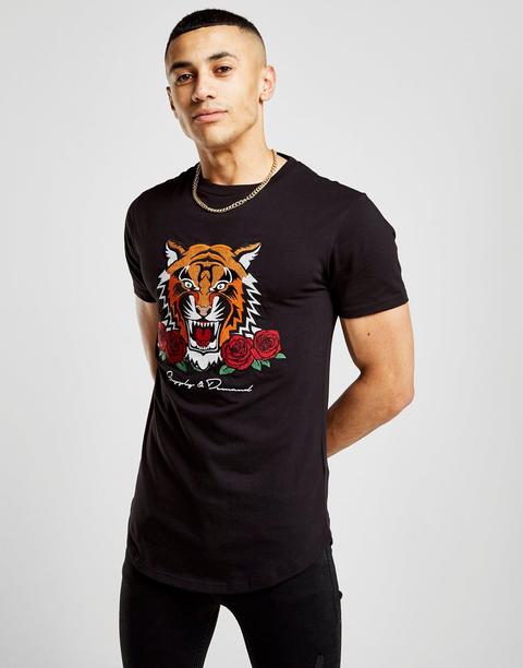 tiger rose t shirt