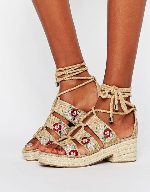 Sandalias Con Bordados Tahiti De Asos