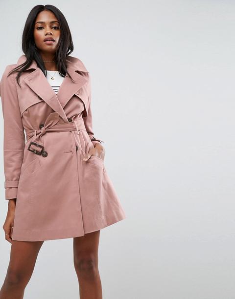 Asos - Trench Classico - Rosa