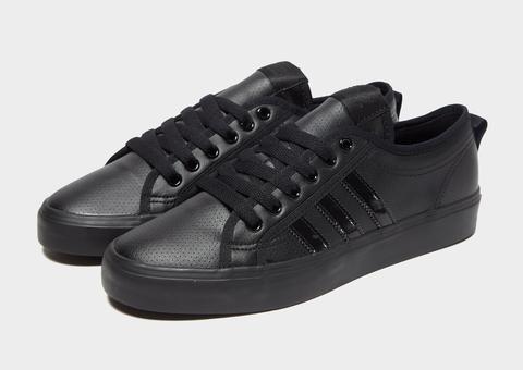 adidas originals nizza lo black leather