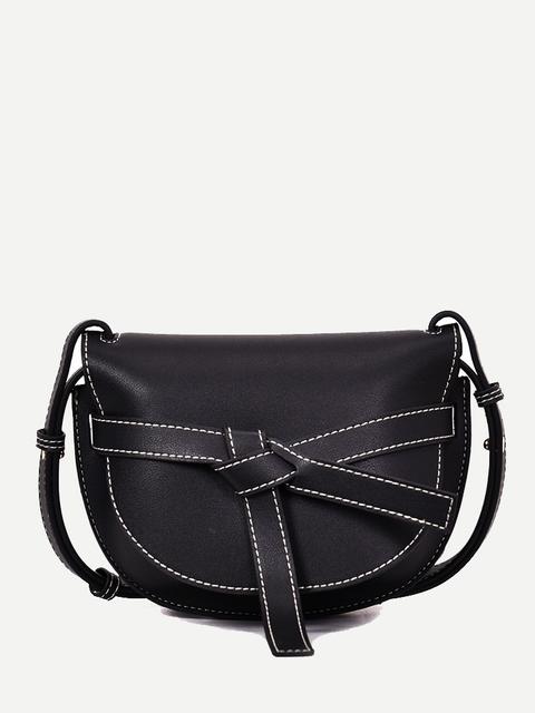 Casuale Plain Nero Borsa A Tracolla