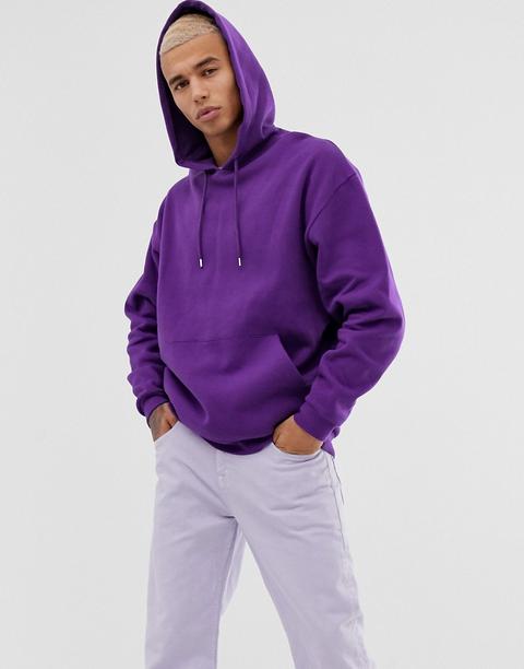 Asos Design - Hoodie Oversize - Violet - Violet