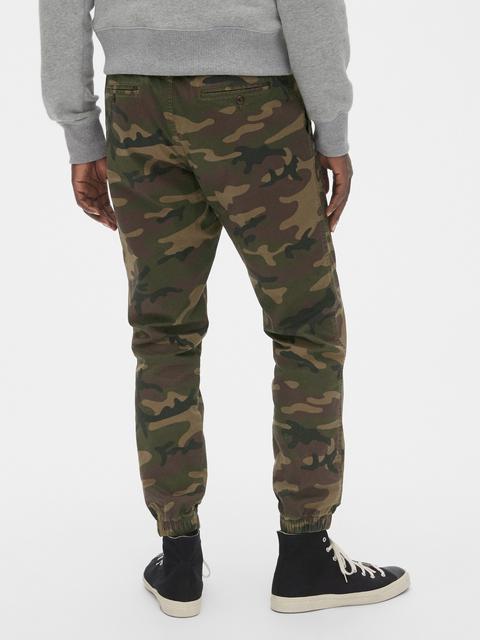 gap twill joggers