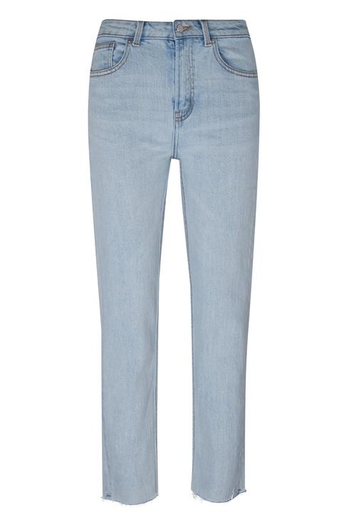 Light Blue Straight Leg Jeans