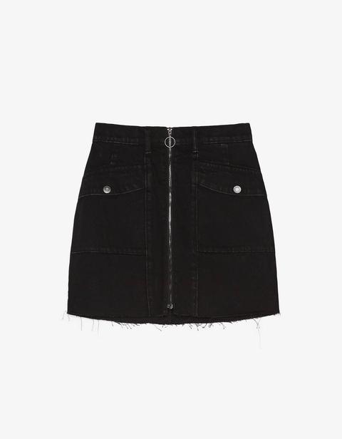 Falda Denim Mini