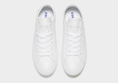 jd white leather converse