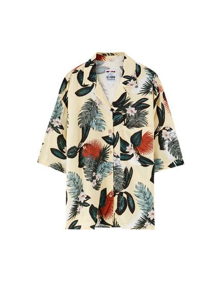 Camisa Hawaiana Pantín Classic Amarela