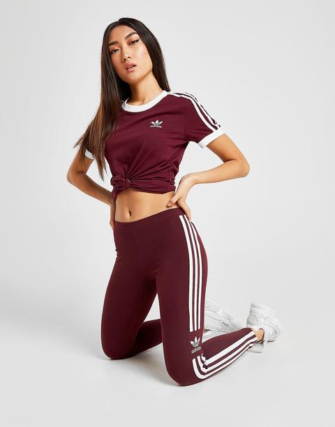 adidas leggings 3 stripes trefoil