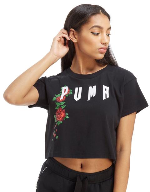 Puma Gothic Floral Crop Top from Jd 