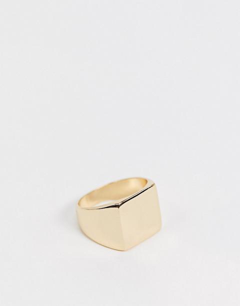 Pieces Signet Ring In Gold