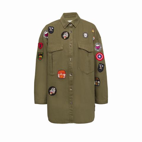 Sobrecamisa Militar Parches